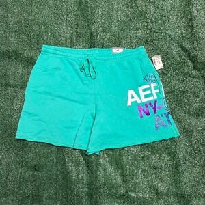 Y2K‎ Women's Aeropostale relaxed fit low rise turquoise shorts